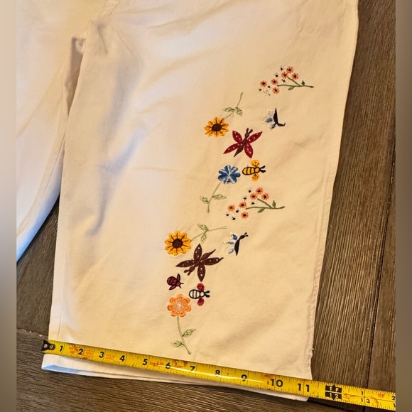 - AGAPO DENIM Vintage 90s Bib Capri Jean Overalls - Picture 8 of 14